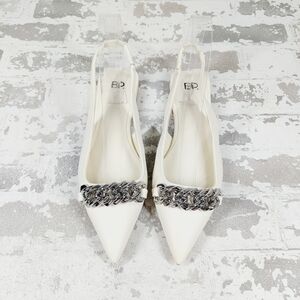 New BP. Camille Pointed Almond Toe Slingback Ballet Flats H853